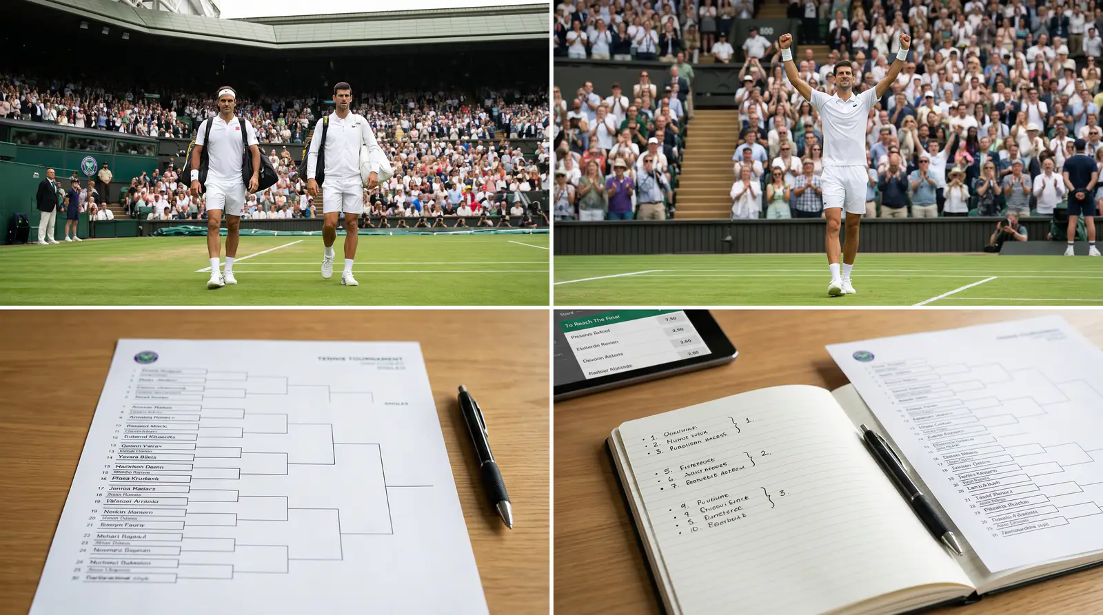 Notes reading each side of the draw to find stage-market value