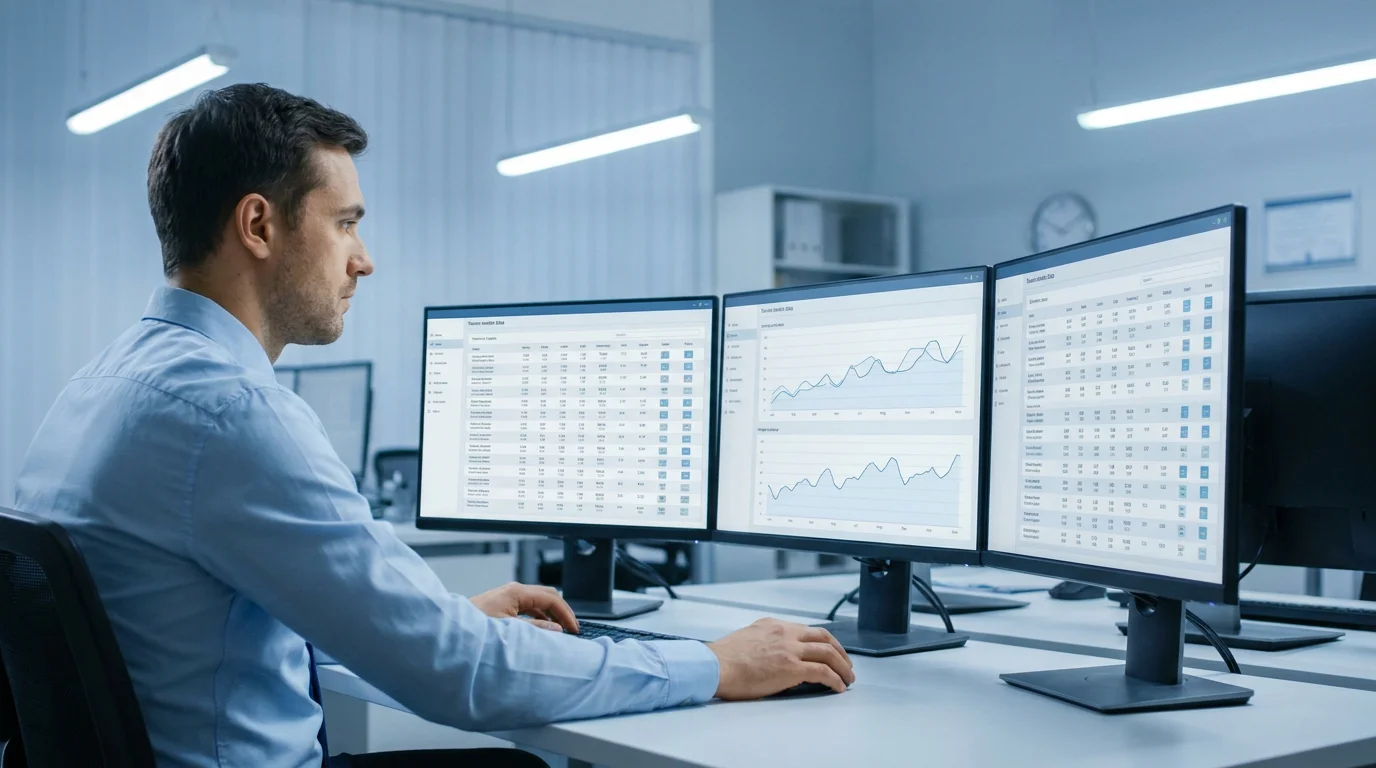 Multiple screens monitoring tennis betting markets for unusual activity