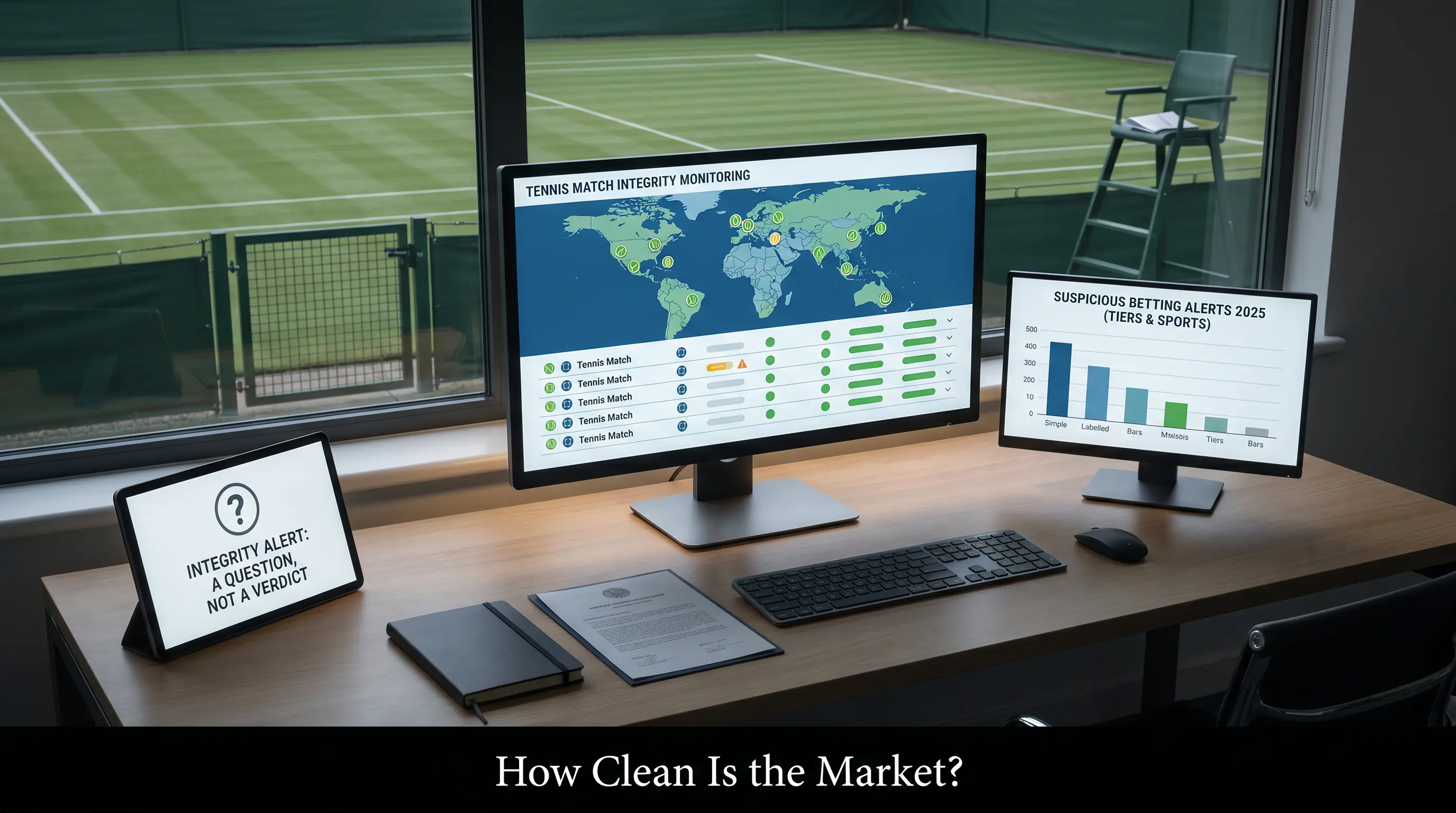 Disciplinary process turning a tennis betting alert into a sanction